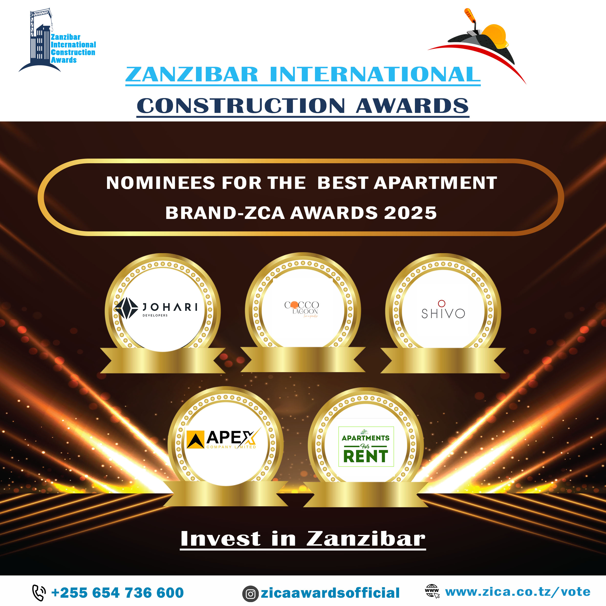 THE BEST APARTMENT BRAND-ZICA AWARDS 2025