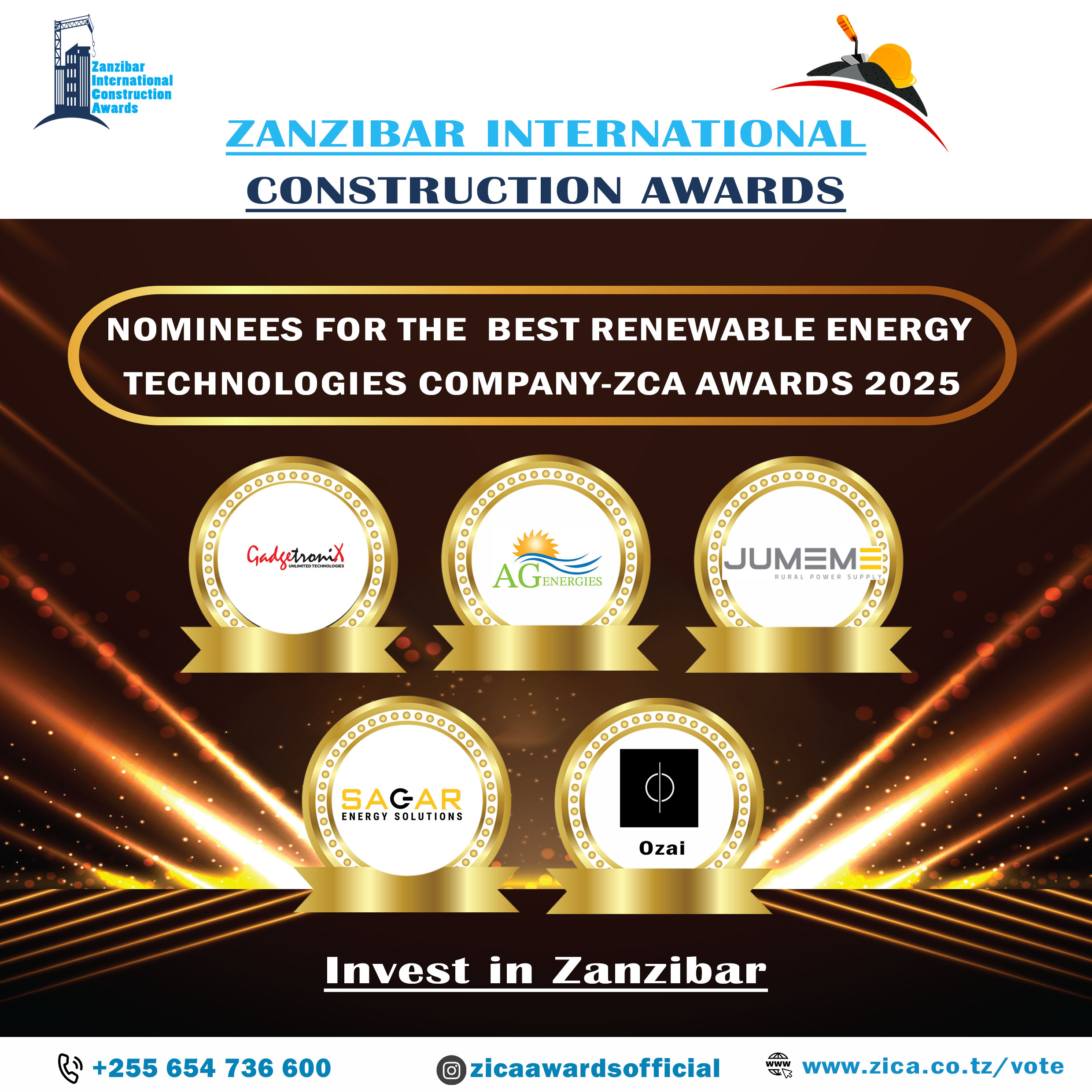 BEST RENEWABLE ENERGY  TECHNOLOGIES COMPANY-ZCA AWARDS 2025