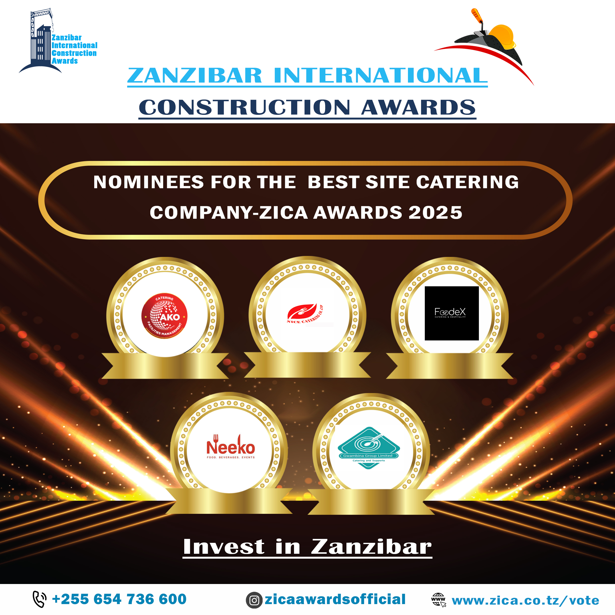 THE BEST SITE CATERING COMPANY-ZICA AWARDS 2025