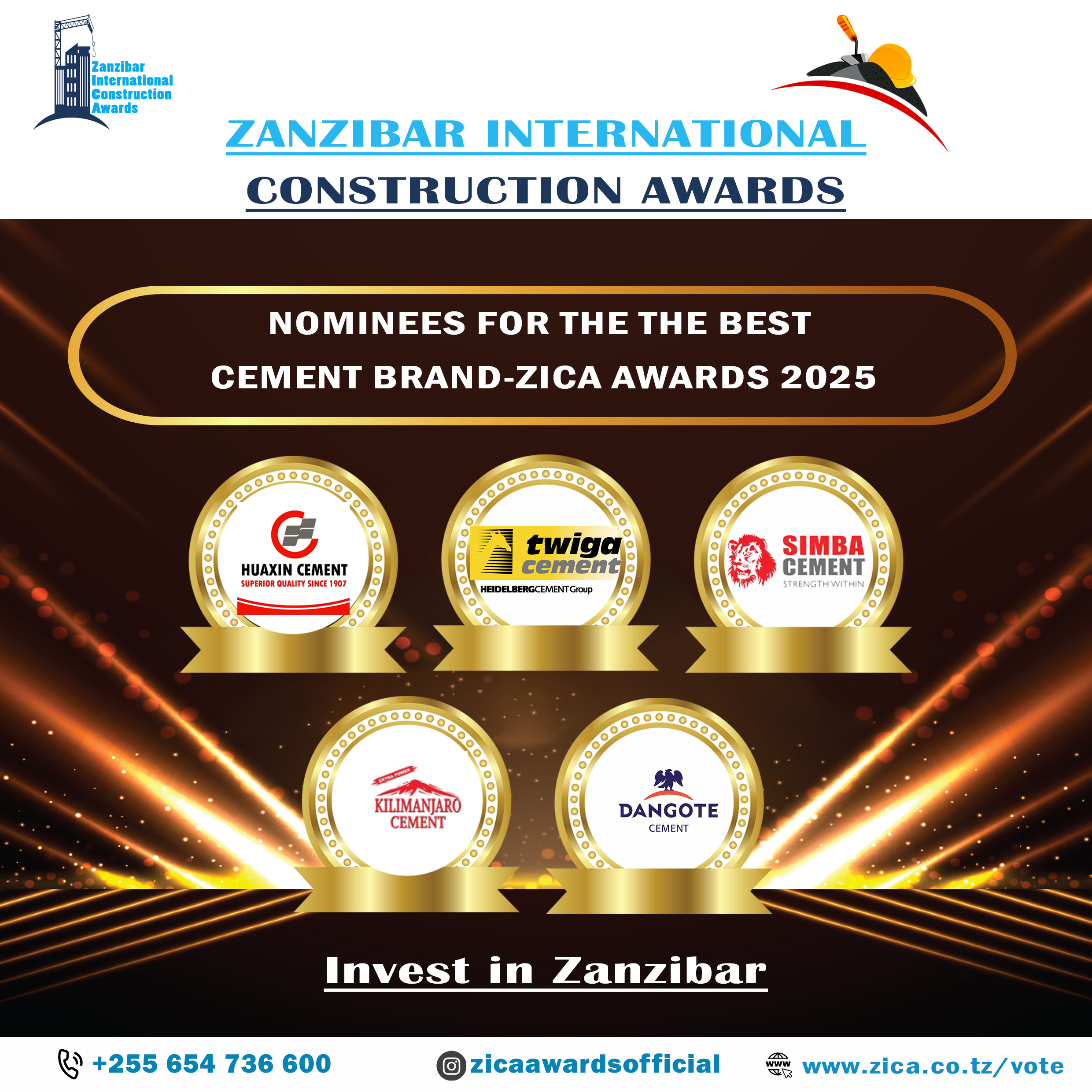 THE BEST CEMENT BRAND-ZICA AWARDS 2025