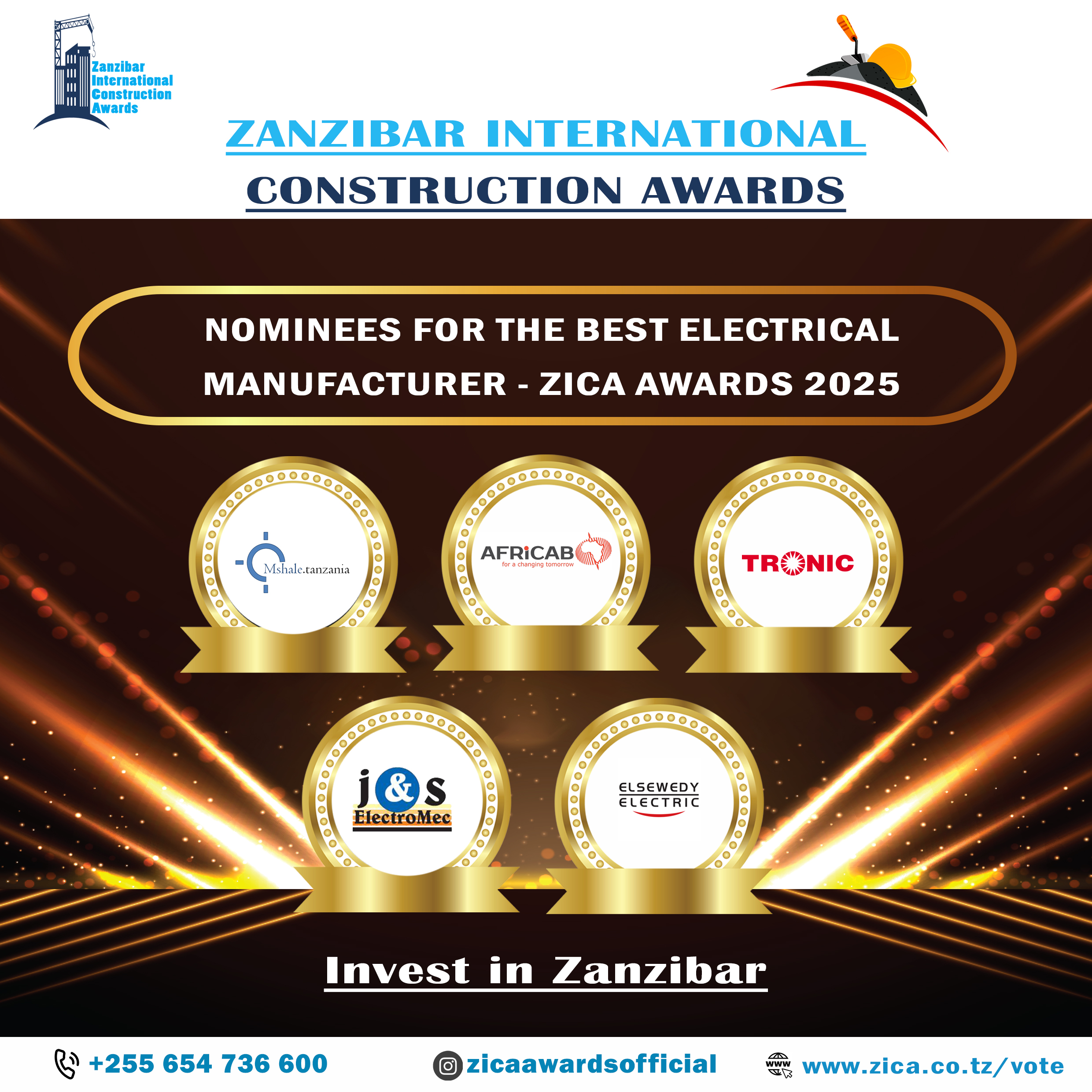 THE BEST ELECTRICAL MANUFACTURER-ZICA AWARDS 2025