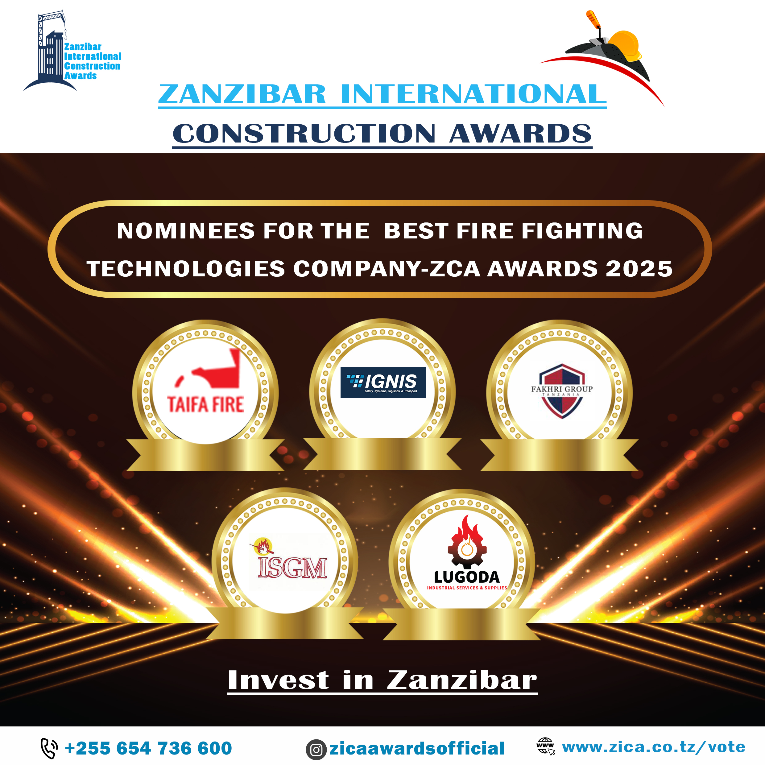 THE BEST FIRE FIGHTING TECHNOLOGIES COMPANY-ZCA AWARDS 2025