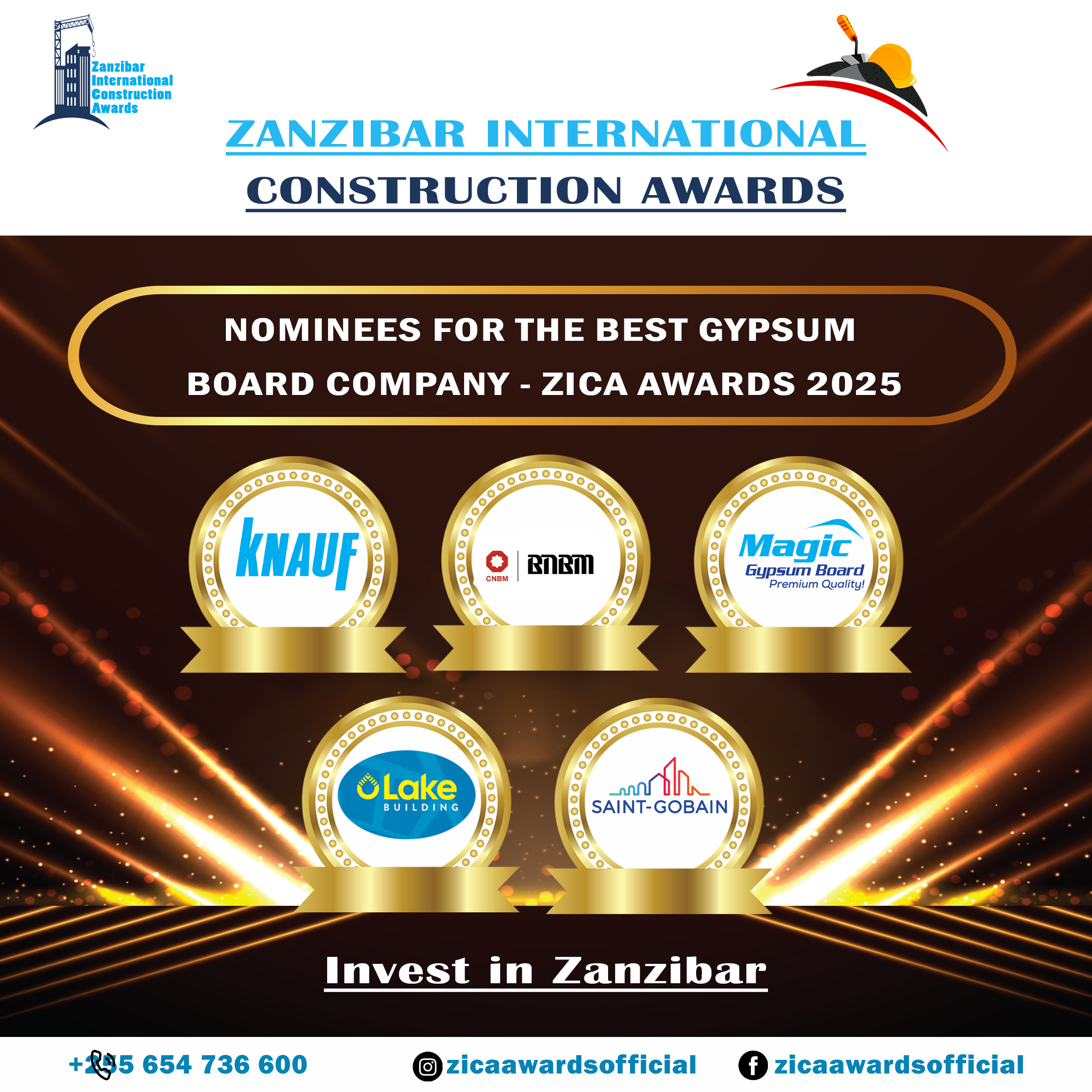 THE BEST GYPSUM BOARD COMPANY-ZICA 2025