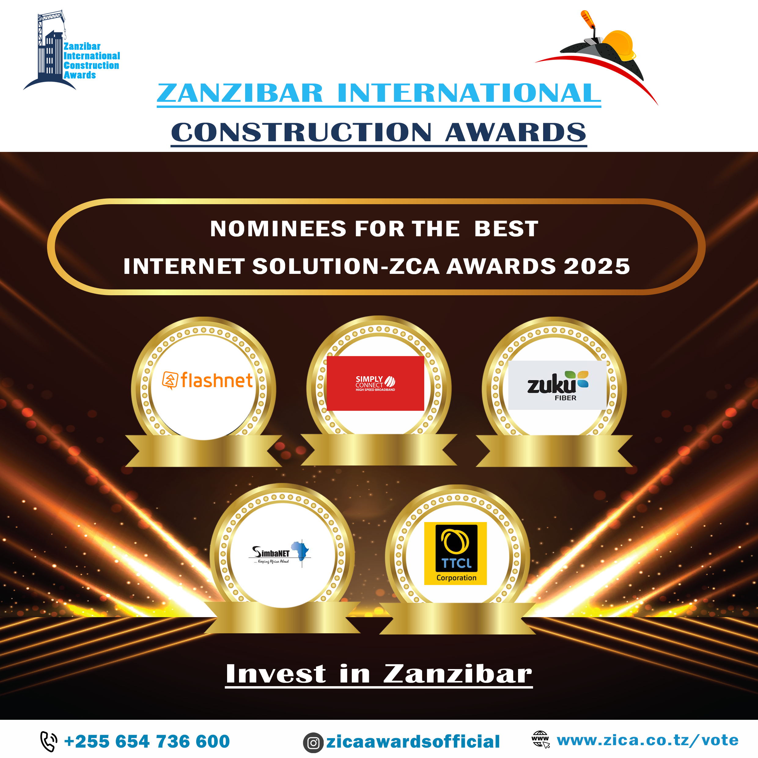BEST  INTERNET SOLUTION-ZCA AWARDS 2025