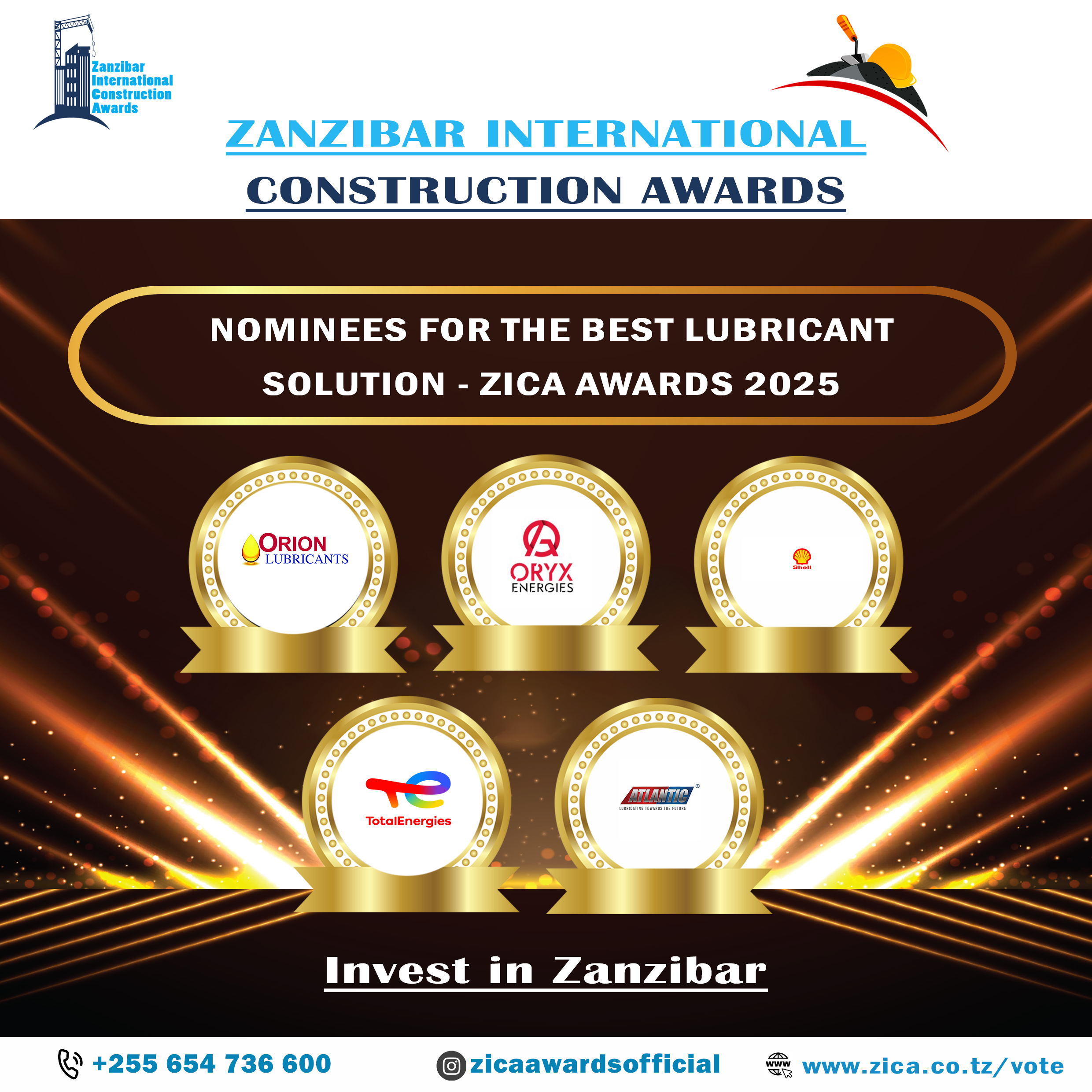 THE BEST LUBRICANT SOLUTION-ZICA AWARDS 2025