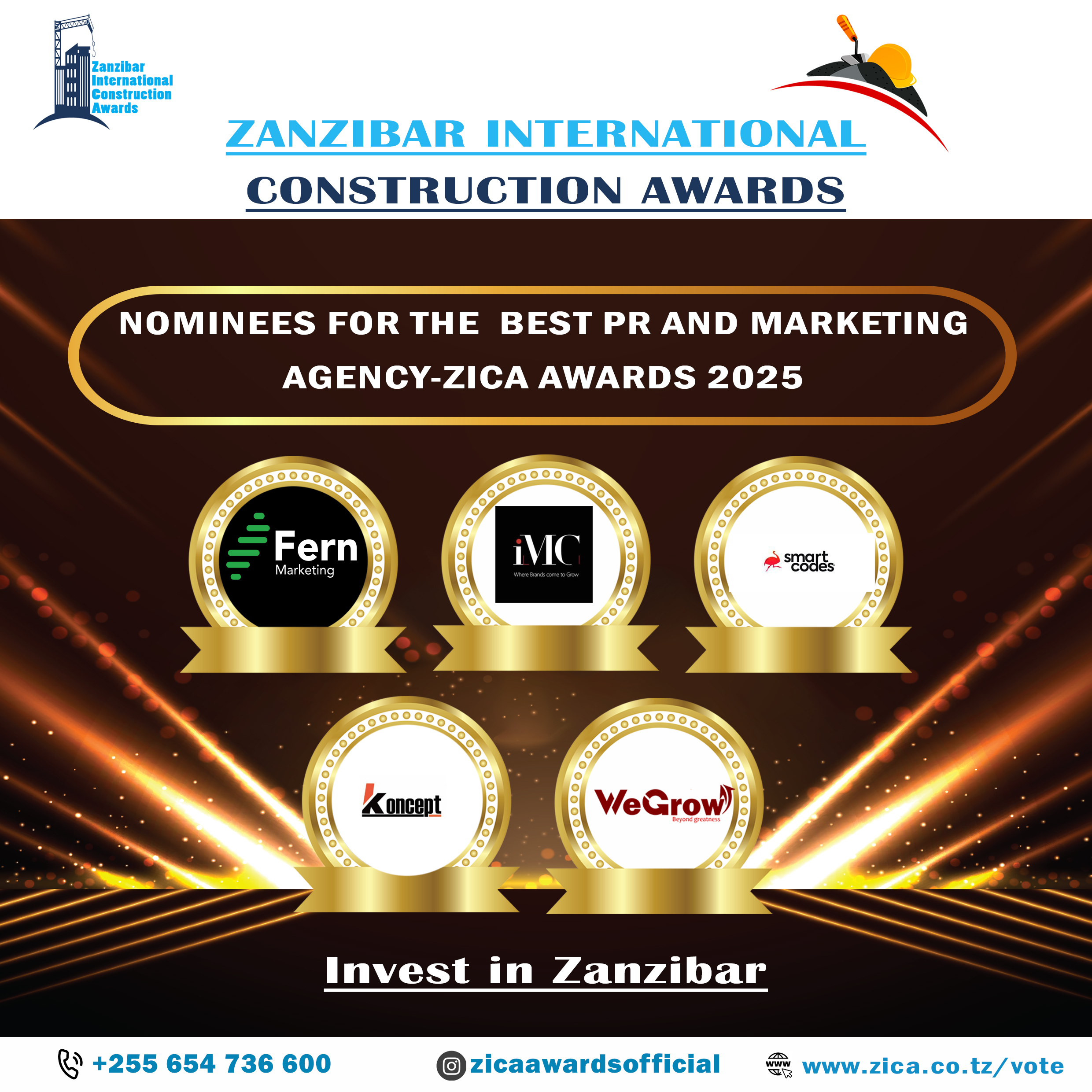 THE BEST PR AND MARKETING AGENCY-ZICA AWARDS 2025