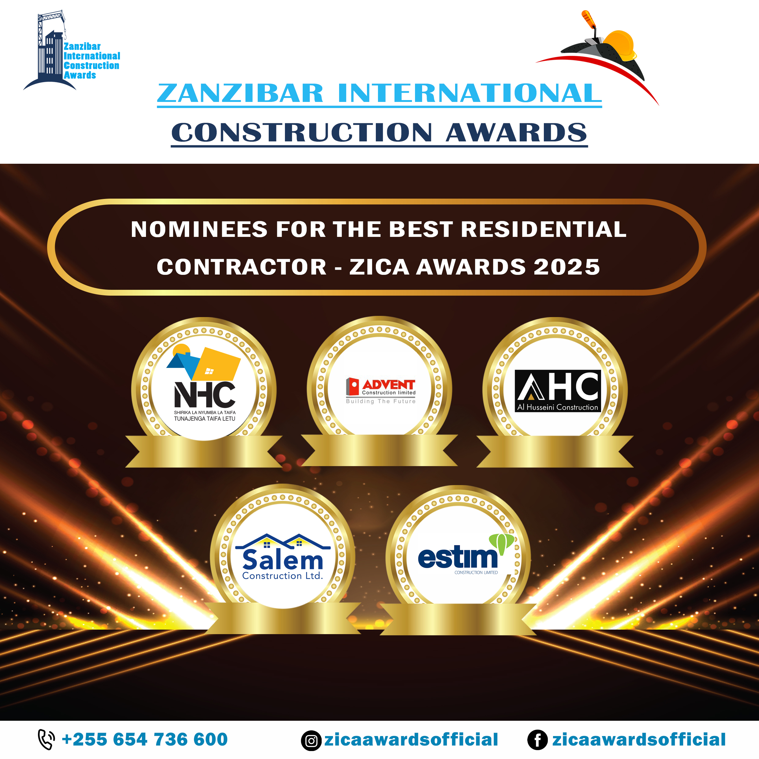 THE BEST RESIDENTIAL CONTRACTOR-ZICA AWARDS 2025